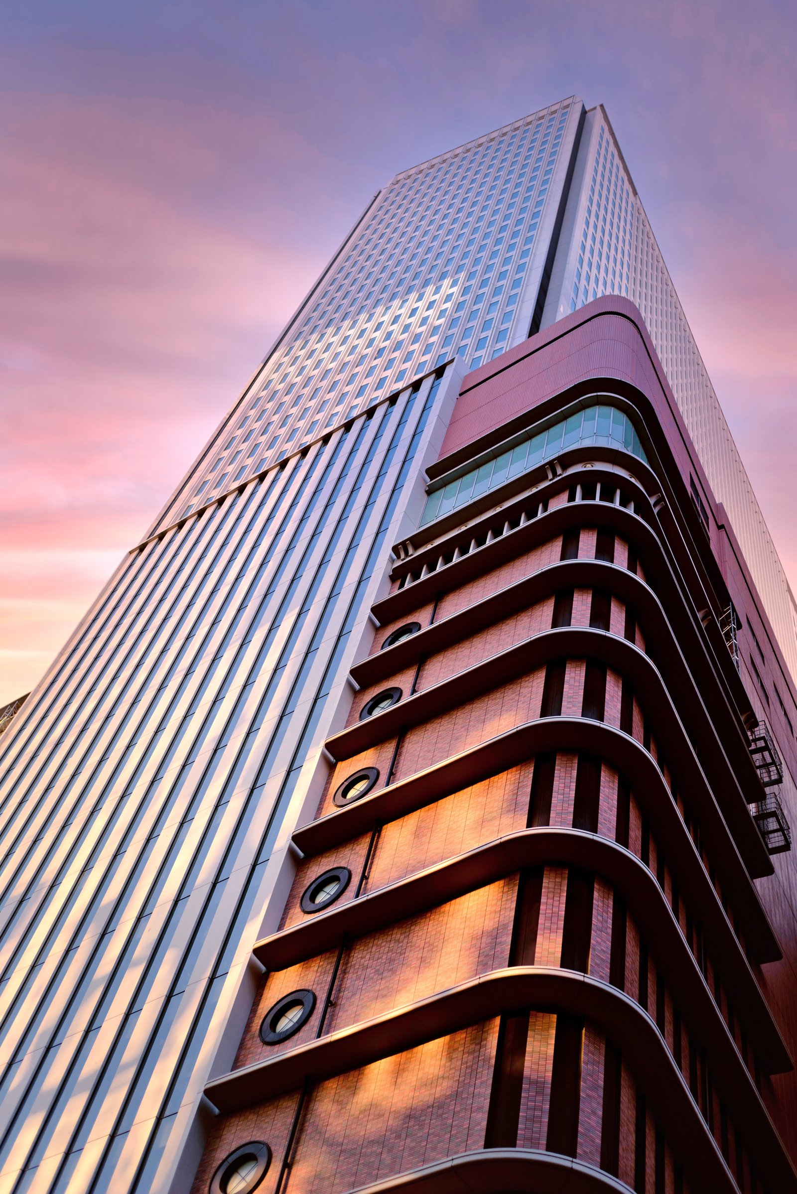 Modern real estate tower